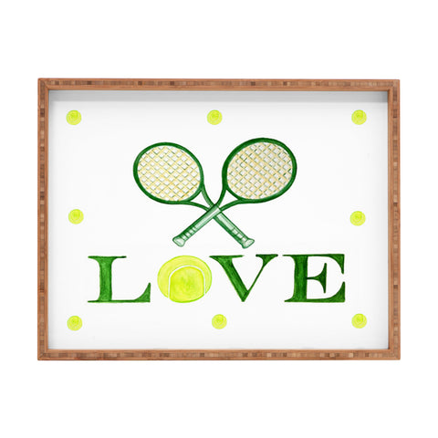 Annechovie TENNIS LOVE Rectangular Tray