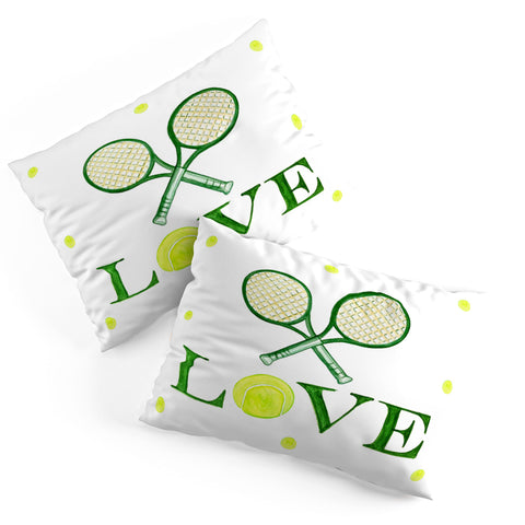 Annechovie TENNIS LOVE Pillow Shams