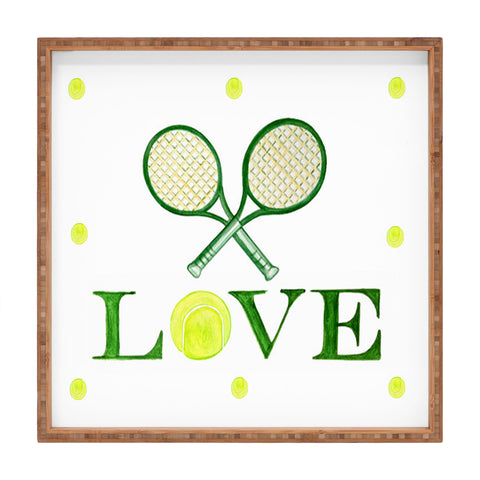 Annechovie TENNIS LOVE Square Tray