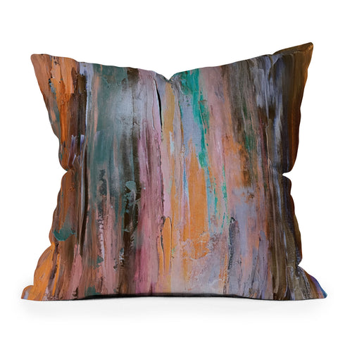 ANoelleJay Abstract 15 Outdoor Throw Pillow
