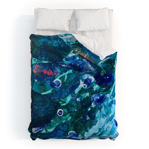 ANoelleJay Look Into The Deep Duvet Cover