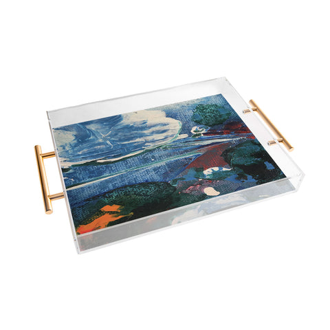 ANoelleJay Mini World Environmental Blues 2 Acrylic Tray