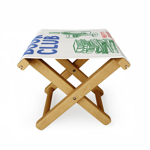 April Lane Art Book Club Folding Stool