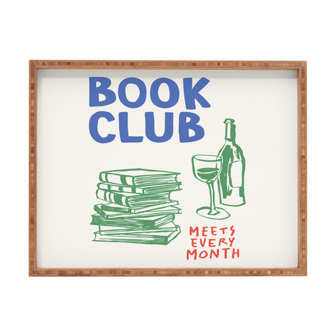 April Lane Art Book Club Rectangular Tray
