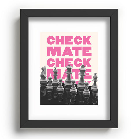 April Lane Art Checkmate I Recessed Framing Rectangle