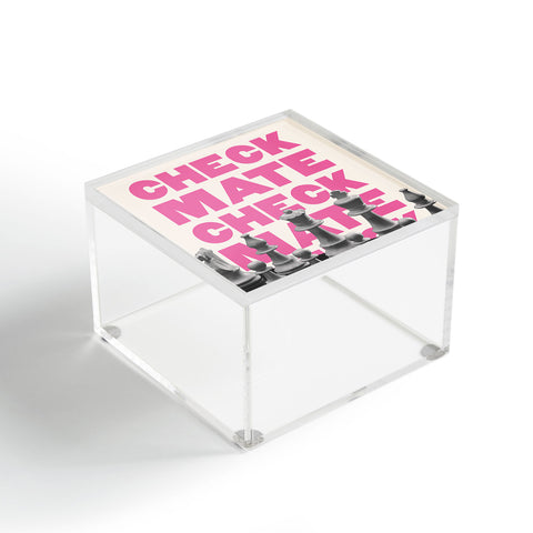 April Lane Art Checkmate I Acrylic Box