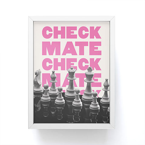 April Lane Art Checkmate I Framed Mini Art Print