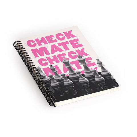 April Lane Art Checkmate I Spiral Notebook