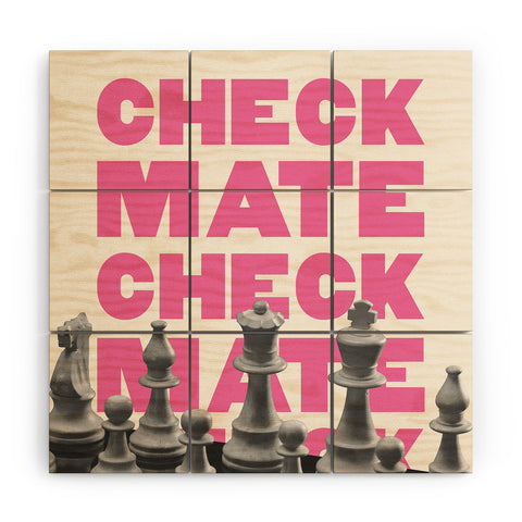 April Lane Art Checkmate I Wood Wall Mural
