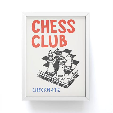 April Lane Art Chess Club Framed Mini Art Print