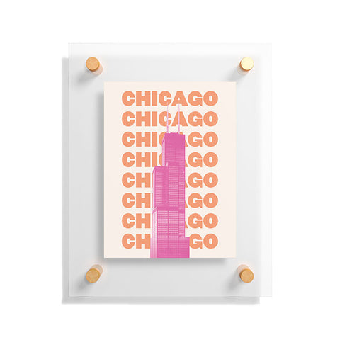 April Lane Art Chicago Willis Tower Floating Acrylic Print