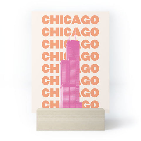April Lane Art Chicago Willis Tower Mini Art Print