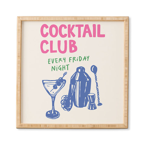 April Lane Art Cocktail Club Framed Wall Art
