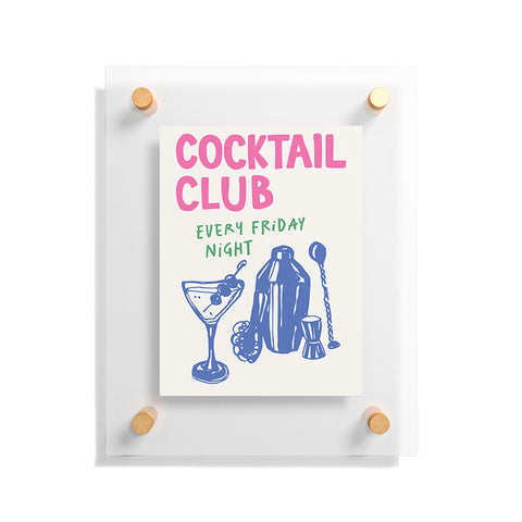 April Lane Art Cocktail Club Floating Acrylic Print