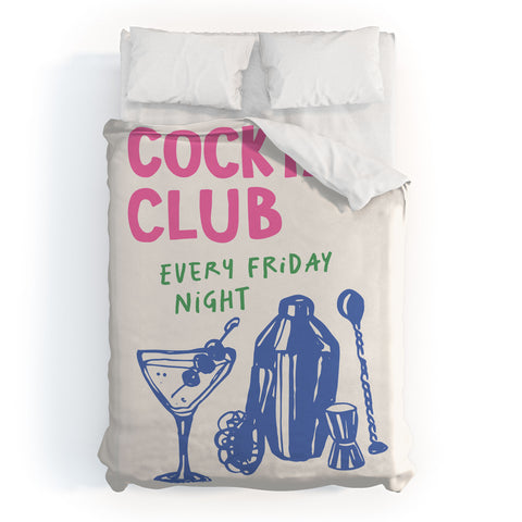 April Lane Art Cocktail Club Duvet Cover