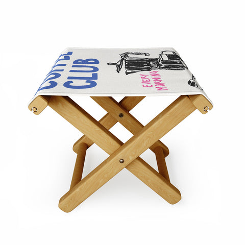 April Lane Art Coffee Club Folding Stool