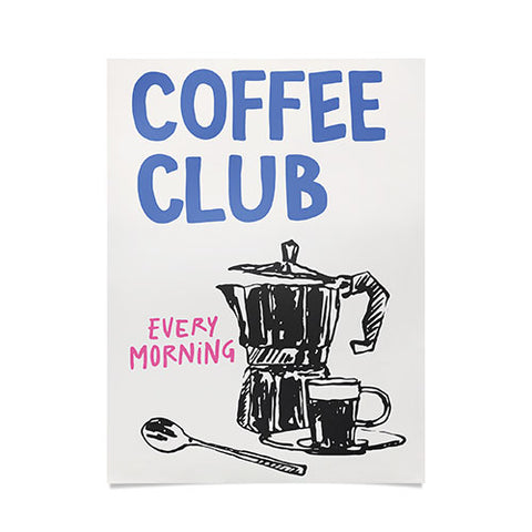 April Lane Art Coffee Club Poster