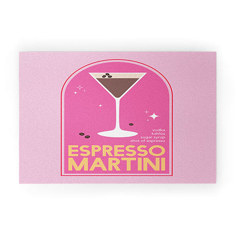 April Lane Art Espresso Martini Cocktail I Welcome Mat