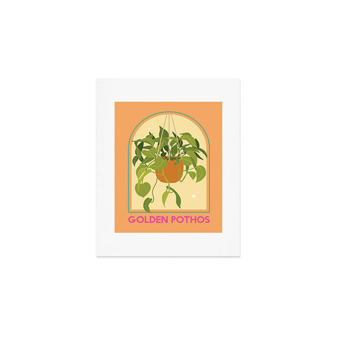 April Lane Art Golden Pothos Houseplant Art Print
