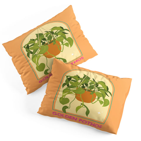 April Lane Art Golden Pothos Houseplant Pillow Shams