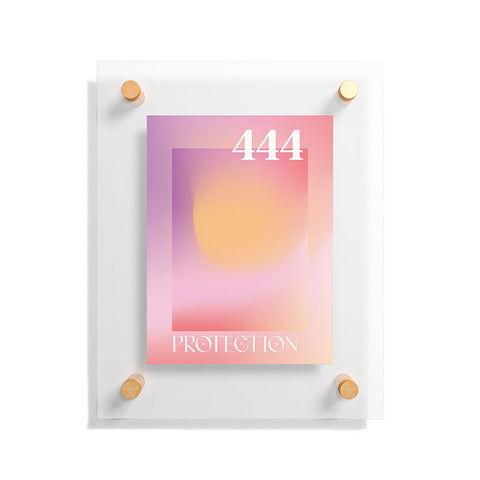 April Lane Art Gradient Angel Number 444 Floating Acrylic Print