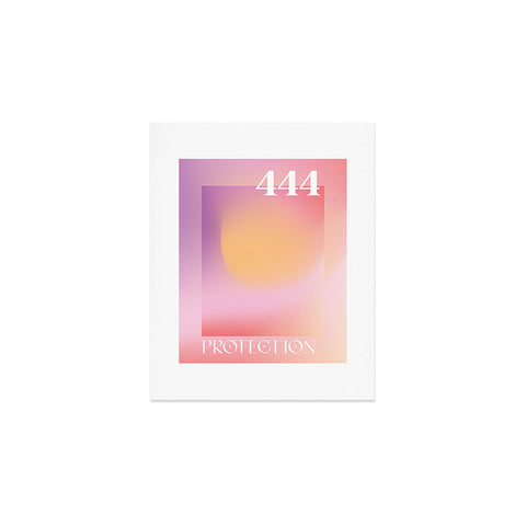 April Lane Art Gradient Angel Number 444 Art Print