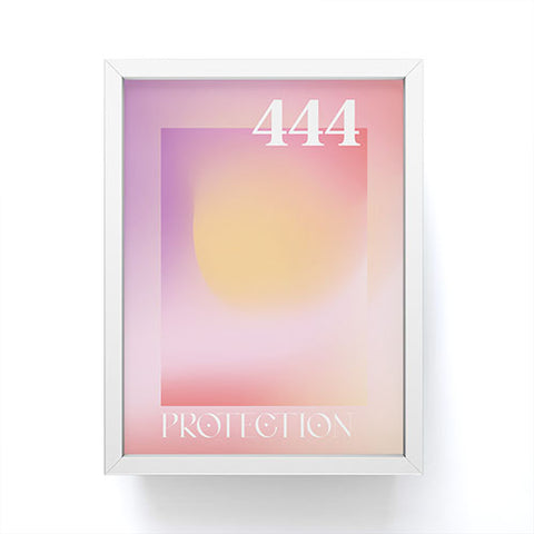 April Lane Art Gradient Angel Number 444 Framed Mini Art Print