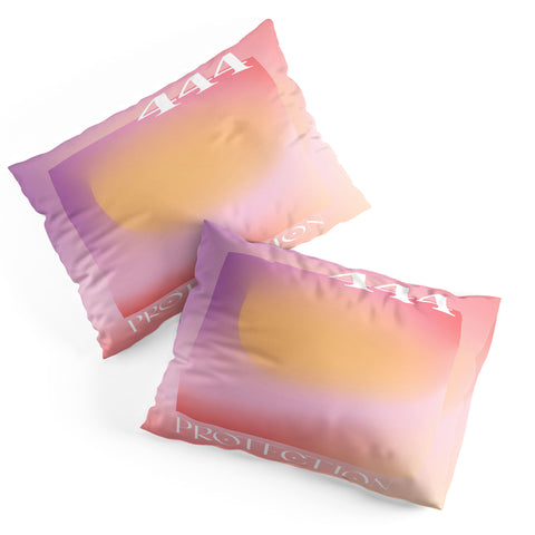April Lane Art Gradient Angel Number 444 Pillow Shams