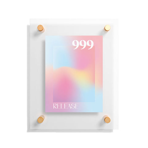 April Lane Art Gradient Angel Number 999 Floating Acrylic Print