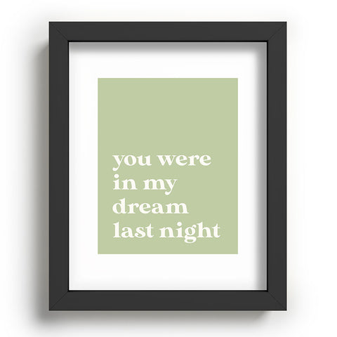 April Lane Art Green Dream I Recessed Framing Rectangle