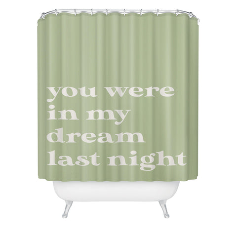 April Lane Art Green Dream I Shower Curtain
