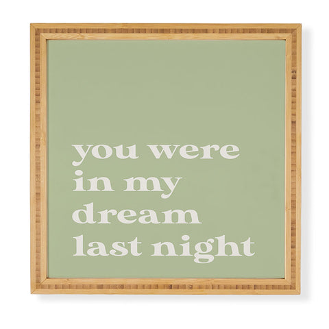April Lane Art Green Dream I Framed Wall Art