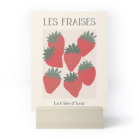 April Lane Art Les Fraises Fruit Market France Mini Art Print