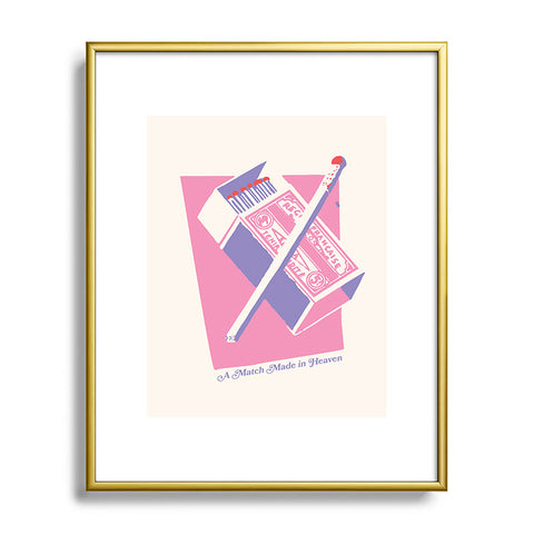 April Lane Art Matchbox Metal Framed Art Print