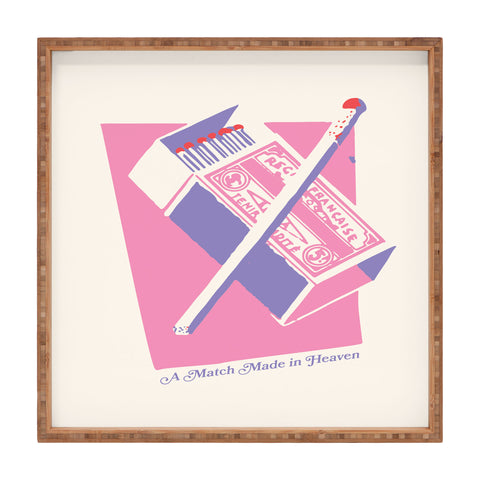 April Lane Art Matchbox Square Tray