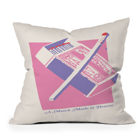 April Lane Art Matchbox Throw Pillow