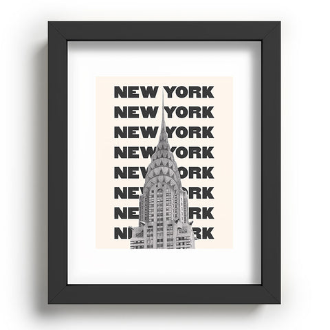 April Lane Art New York City BW Recessed Framing Rectangle