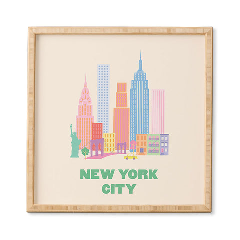 April Lane Art New York City Skyline I Framed Wall Art