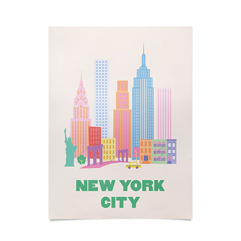 April Lane Art New York City Skyline I Poster