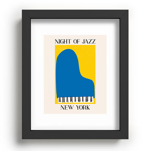 April Lane Art New York Jazz Night Recessed Framing Rectangle