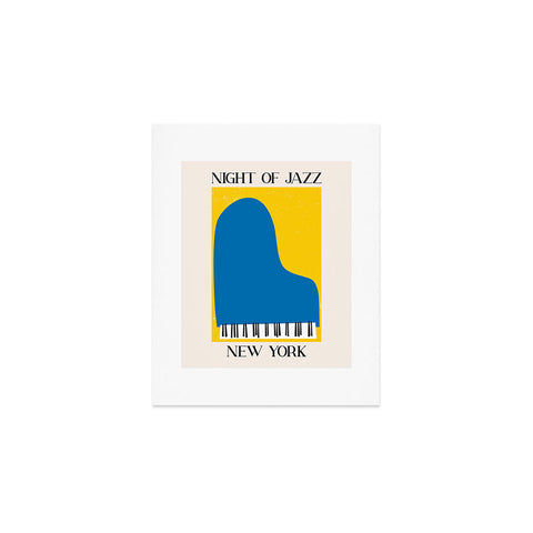 April Lane Art New York Jazz Night Art Print