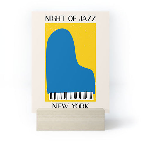 April Lane Art New York Jazz Night Mini Art Print