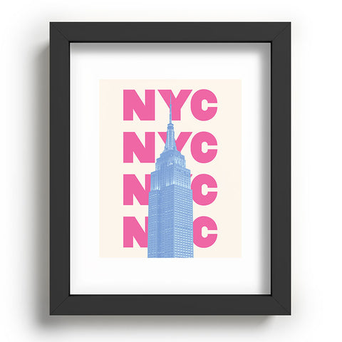 April Lane Art NYC Empire State Building Recessed Framing Rectangle