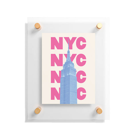 April Lane Art NYC Empire State Building Floating Acrylic Print