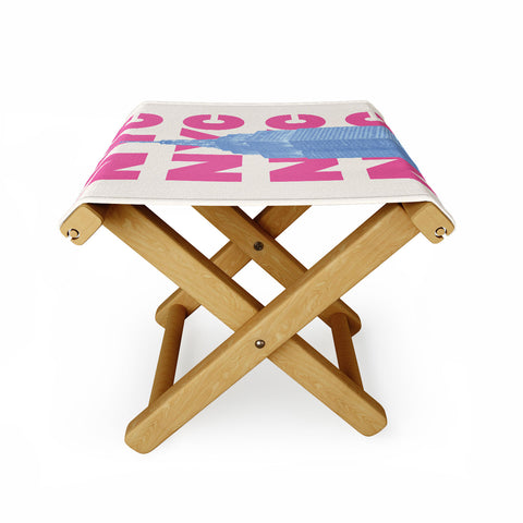 April Lane Art NYC Empire State Building Folding Stool