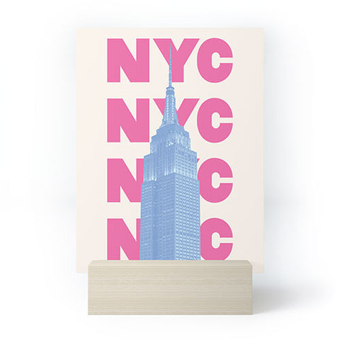April Lane Art NYC Empire State Building Mini Art Print