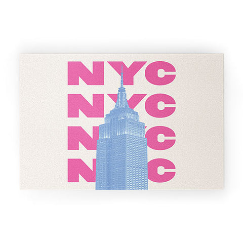 April Lane Art NYC Empire State Building Welcome Mat