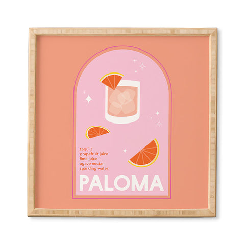 April Lane Art Paloma Cocktail I Framed Wall Art