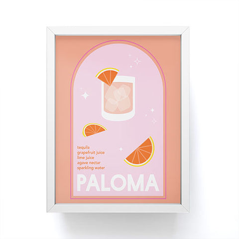 April Lane Art Paloma Cocktail I Framed Mini Art Print