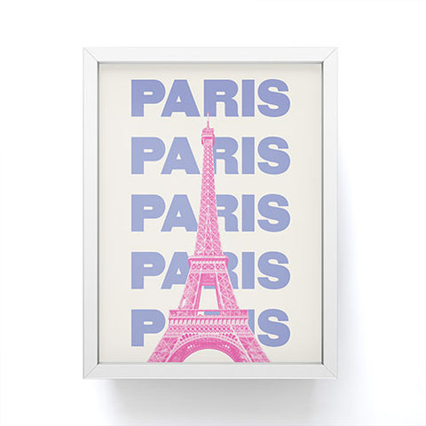 April Lane Art Paris Eiffel Tower I Framed Mini Art Print